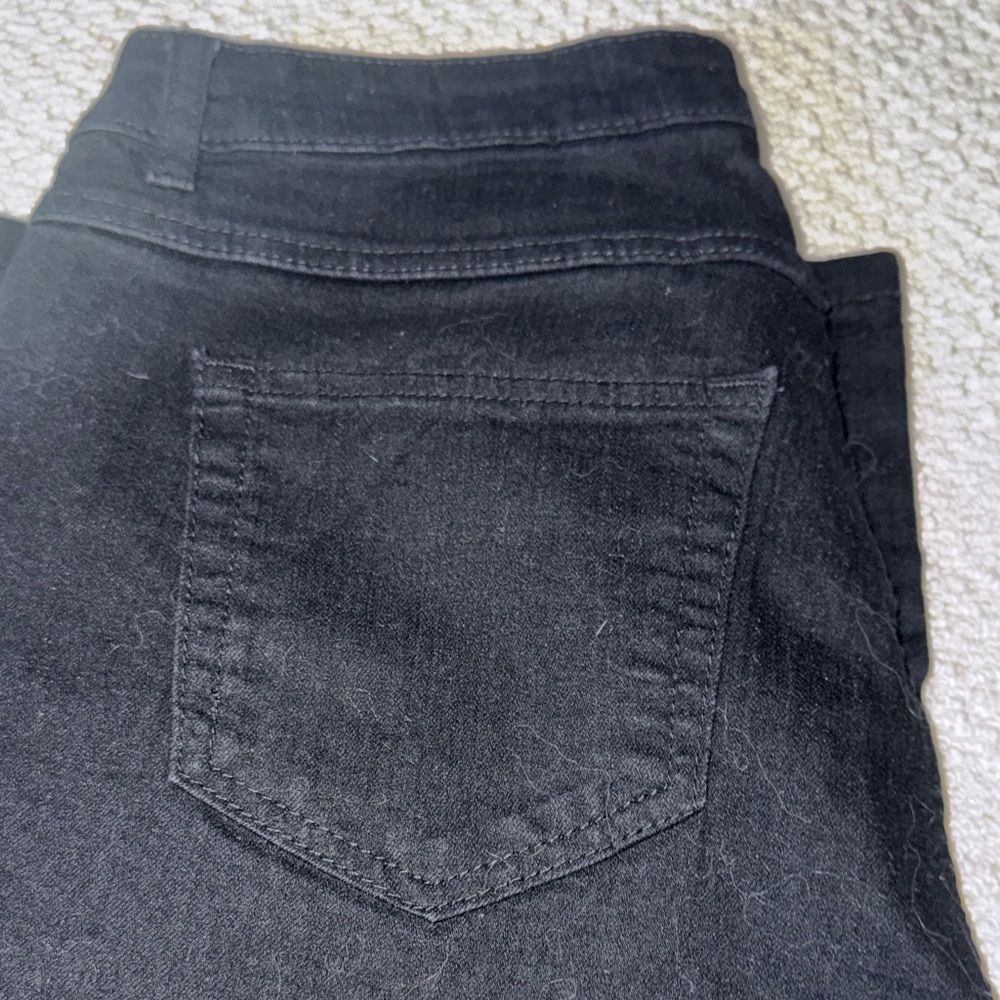 Woman Within Black Straight Leg Jeans - Picture 5 of 6